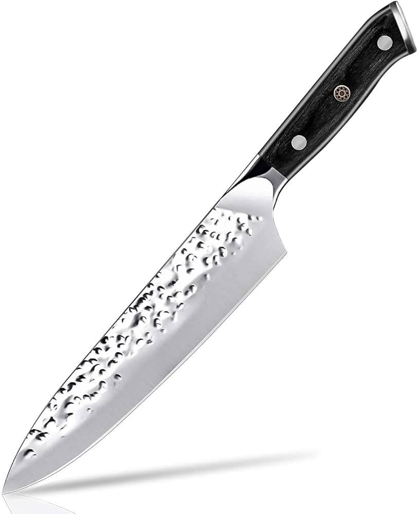 Ruidla Hammered Chef Kitchen Knife 13