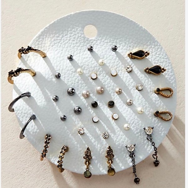 Free People Teeny Tiny Mega Stud Earring Set