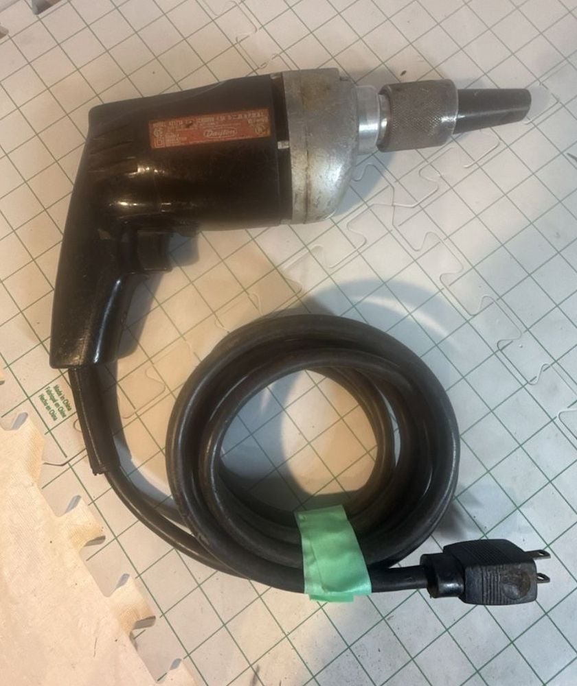 Dayton Model 4Z173A 1/4 inch Scrdrvr Production Electric Screwdriver 1