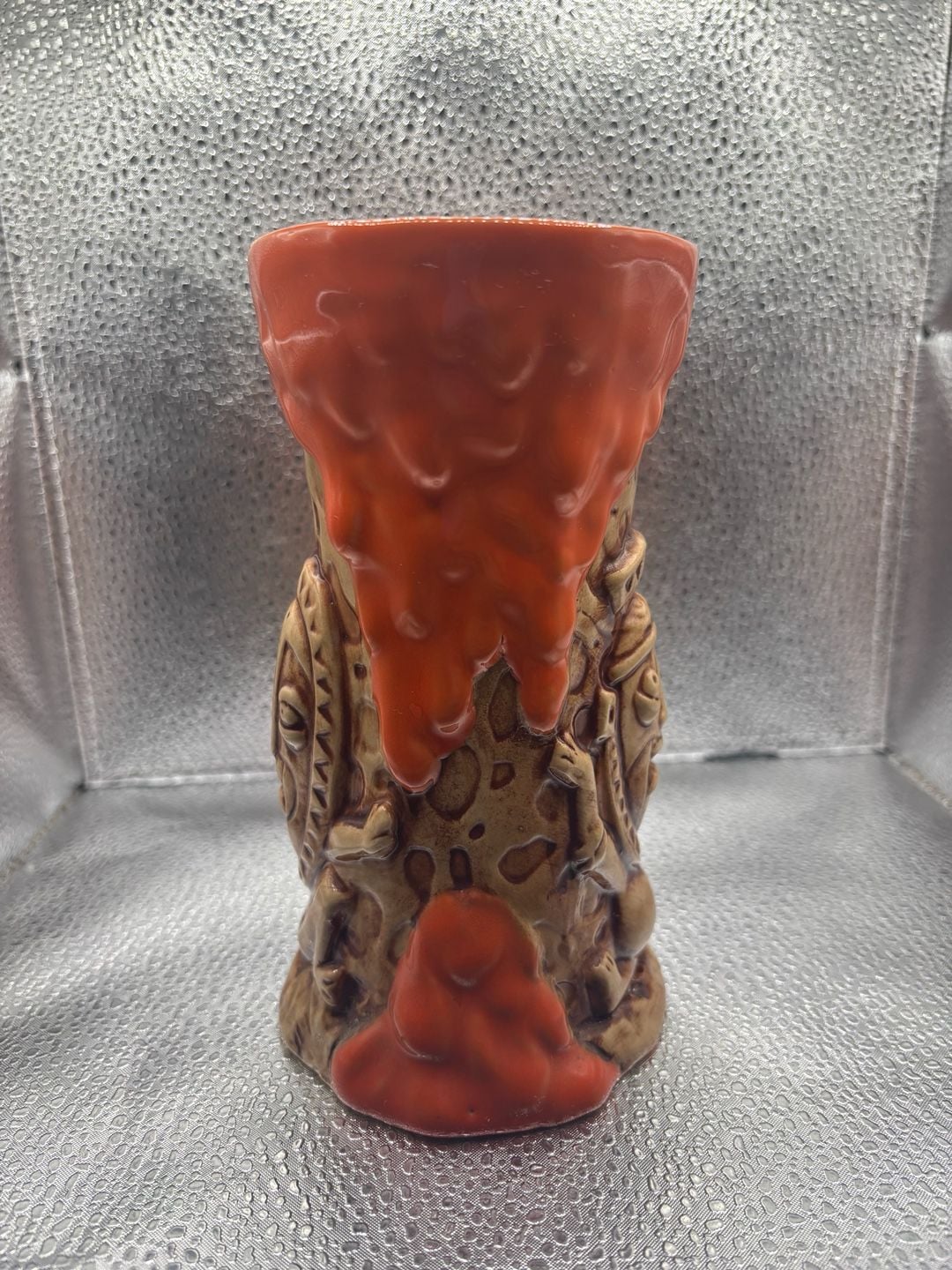 Disney Polynesian Trader Sam's Grog Grotto 1st Edition Red Krakatoa Tiki Mug 2