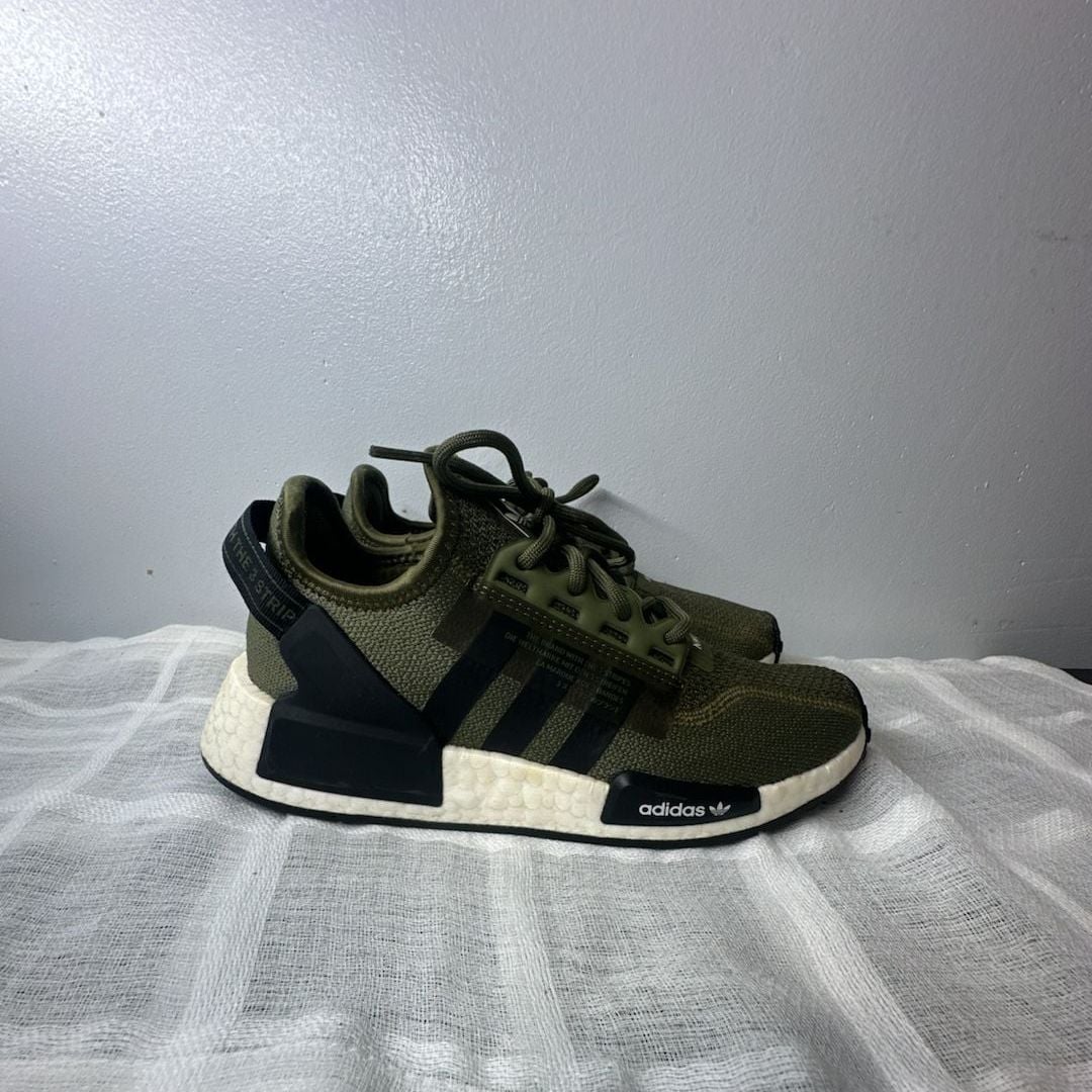 Adidas Originals NMD R1 V2 Focus Olive Green Casual Shoes 4