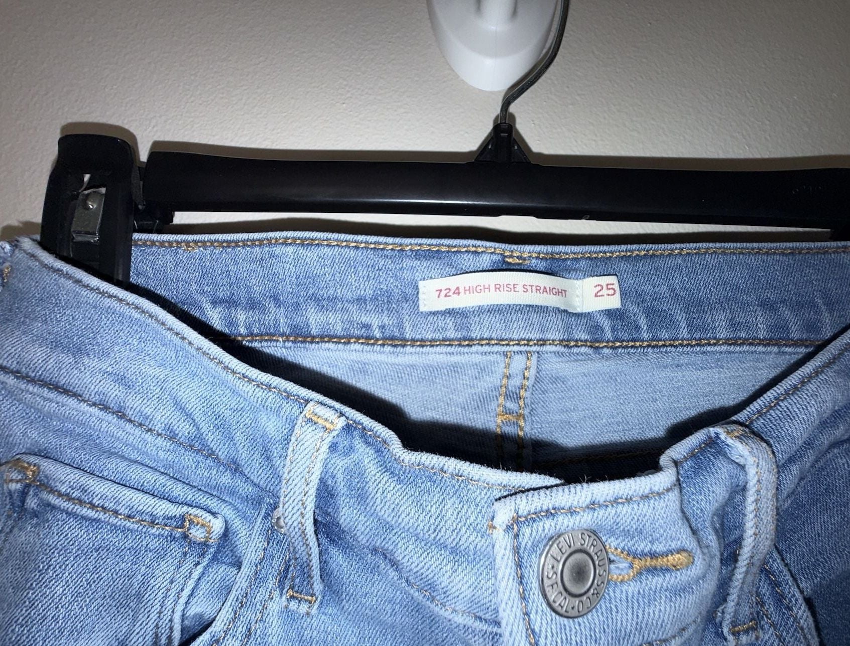 Levi's 721 High Rise Skinny Jeans 25x28 4