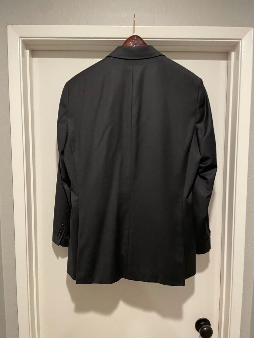Hugo Boss Black Two-Piece Wool Suit Jacket and Pants Set 12
