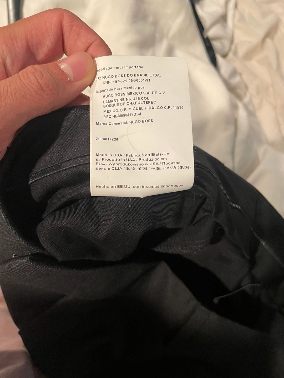Hugo Boss Black Two-Piece Wool Suit Jacket and Pants Set 19