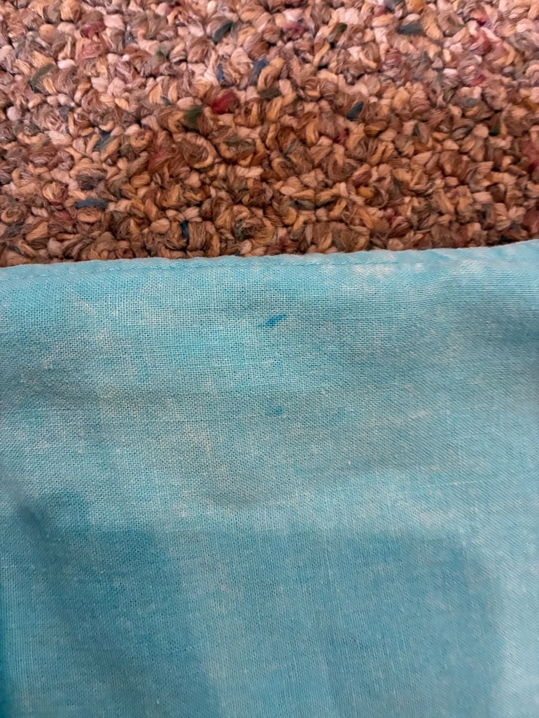 Casacabana Blue Cotton Linen Square Neck Button-Front Tank Top Size S 5