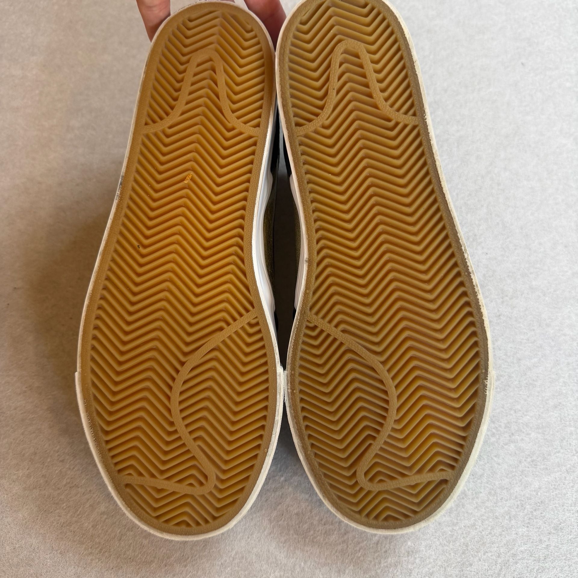 Nike SB Stefan Janoski Zoom Leather Men’s 7 Metallic Gold Black 616490-702 8