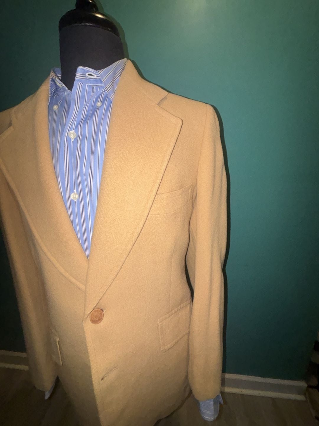 Vintage Austin Reed of Regent Street Tate-Brown's 100% Camel Hair Sport Coat Blazer 42 R 3