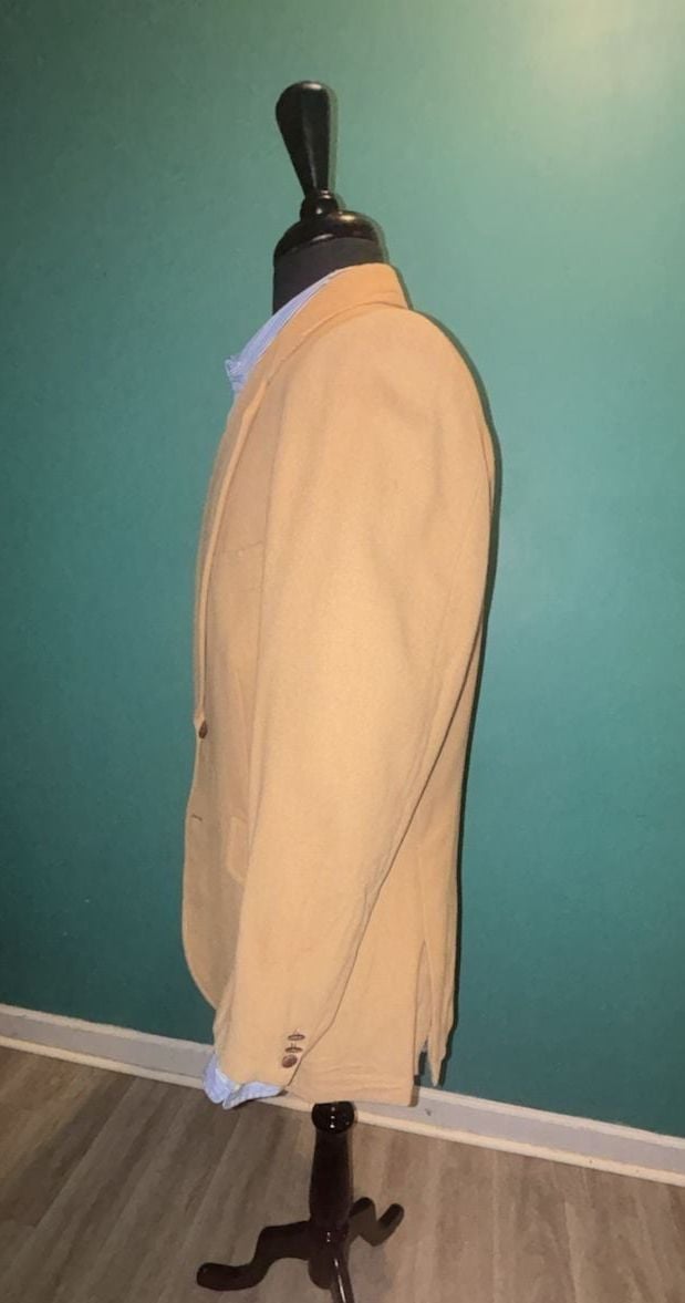 Vintage Austin Reed of Regent Street Tate-Brown's 100% Camel Hair Sport Coat Blazer 42 R 7