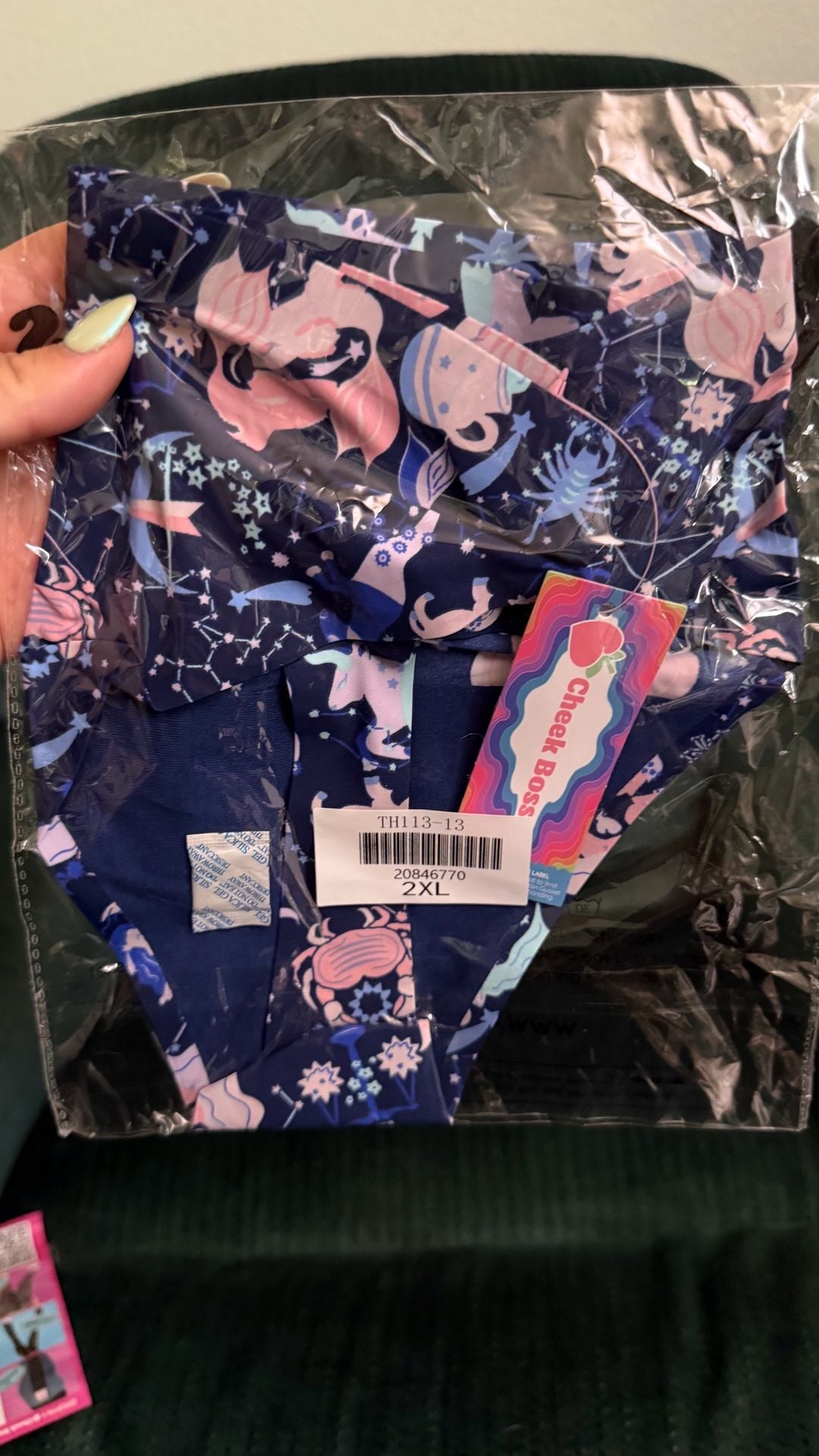 Cheek Boss Celestial Zodiac Print Underwear Women’s 2XL New in Package 1