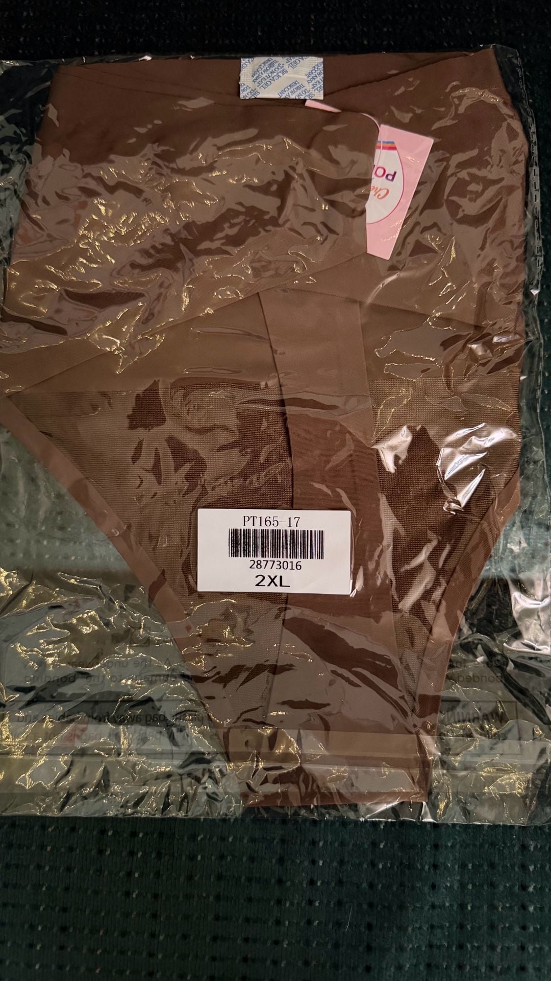 Cheek Boss x POP Fit Brown Nude Thong Women’s 2XL New in Package 2