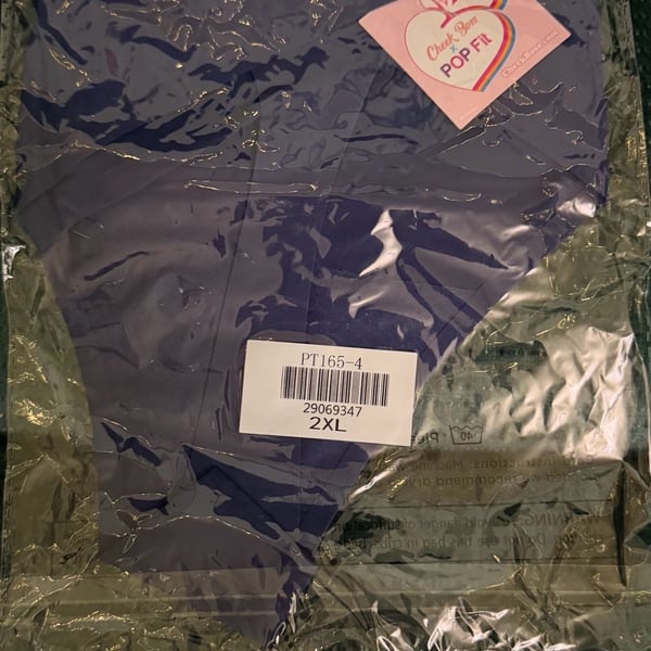 Cheek Boss x POP Fit Navy Blue Thong Women’s 2XL NIP PT165-4