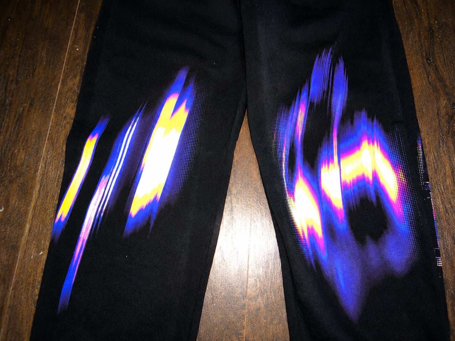 PacSun Formula 1 Graphic Fleece Sweatpants Black NWT 5