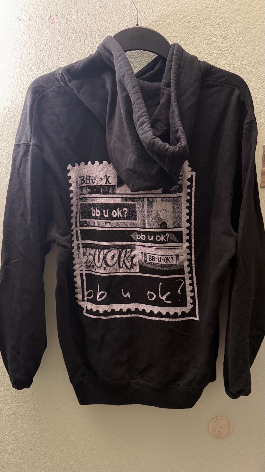 San Holo BB U OK? Black Graphic Hoodie Official Album Merch Pullover 4