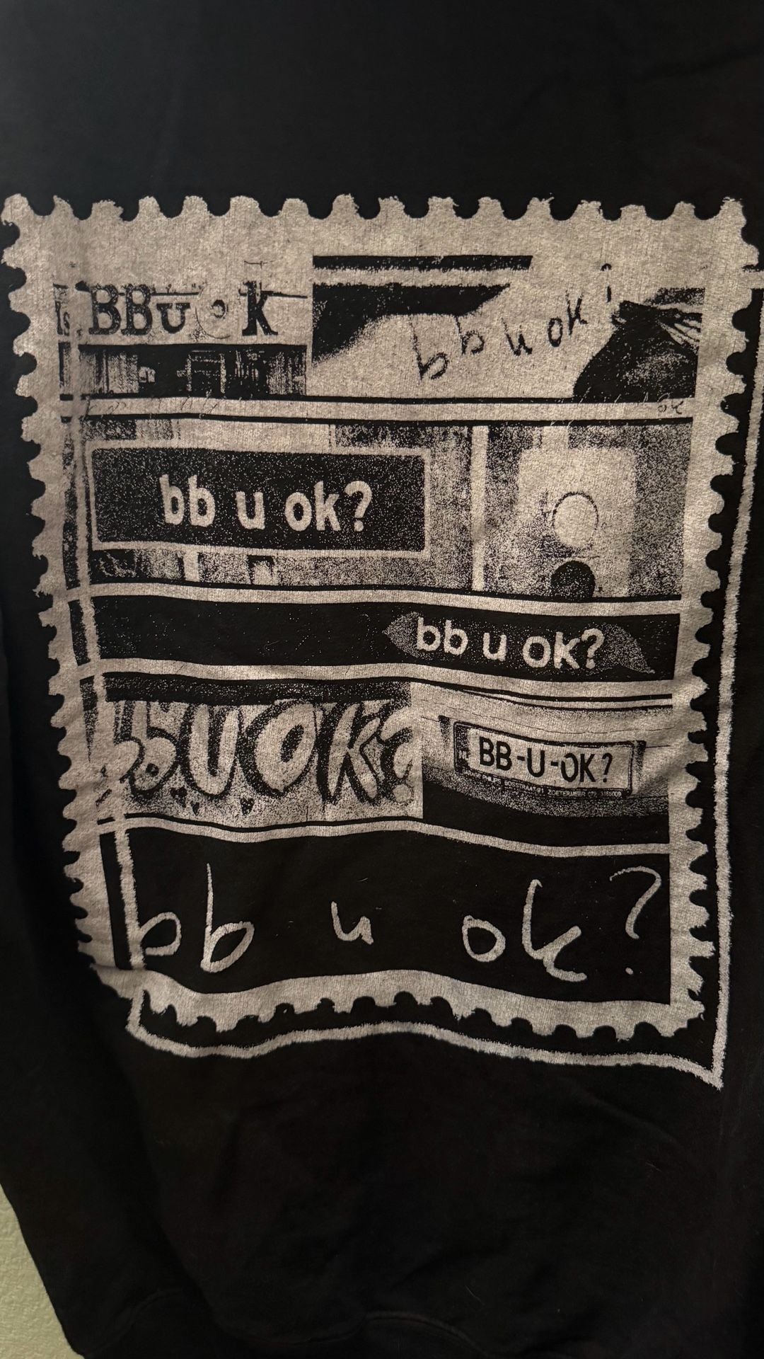 San Holo BB U OK? Black Graphic Hoodie Official Album Merch Pullover 5