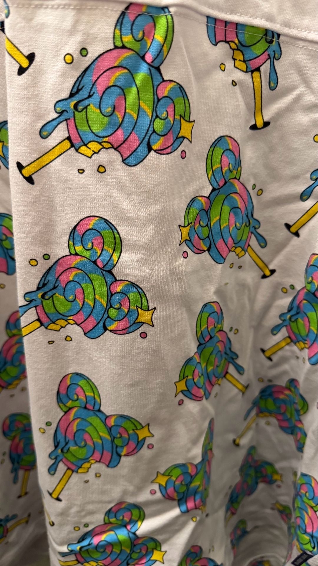 Disneyland Resort Mickey Lollipop Spirit Jersey Long Sleeve Shirt White 3