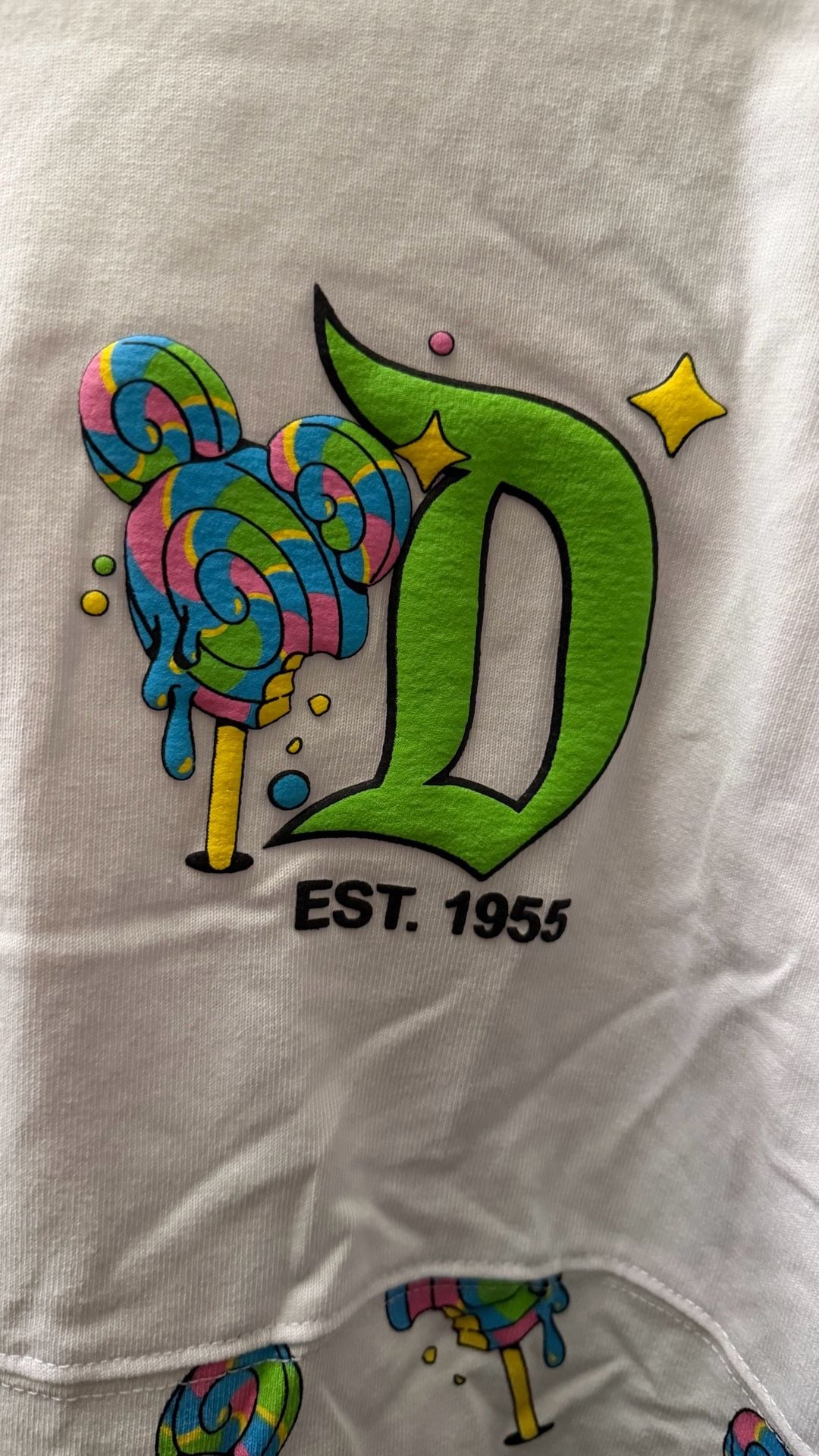 Disneyland Resort Mickey Lollipop Spirit Jersey Long Sleeve Shirt White 4