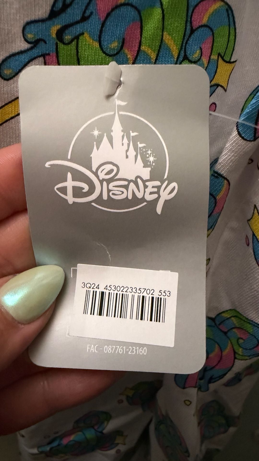Disneyland Resort Mickey Lollipop Spirit Jersey Long Sleeve Shirt White 5