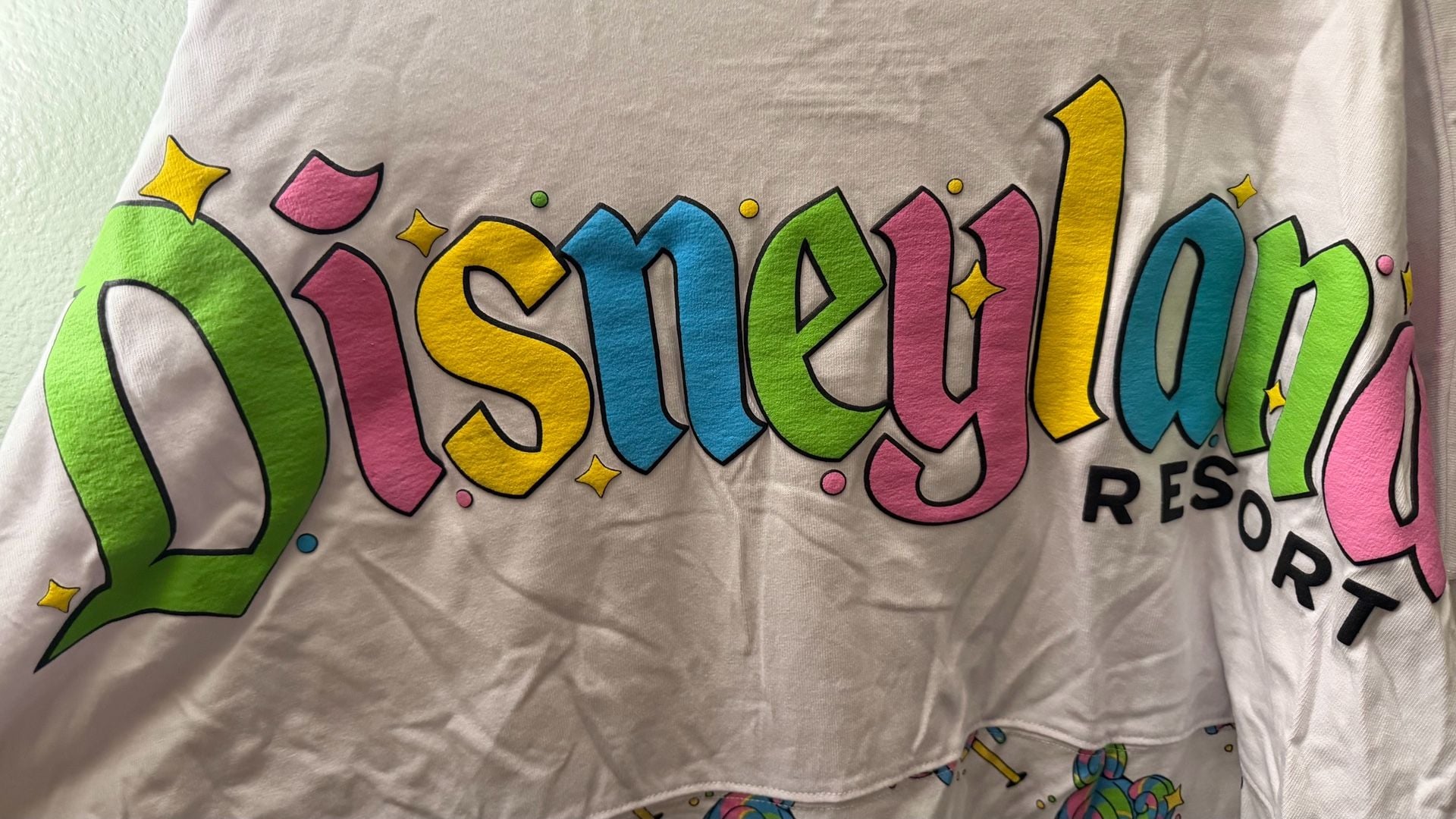 Disneyland Resort Mickey Lollipop Spirit Jersey Long Sleeve Shirt White 8