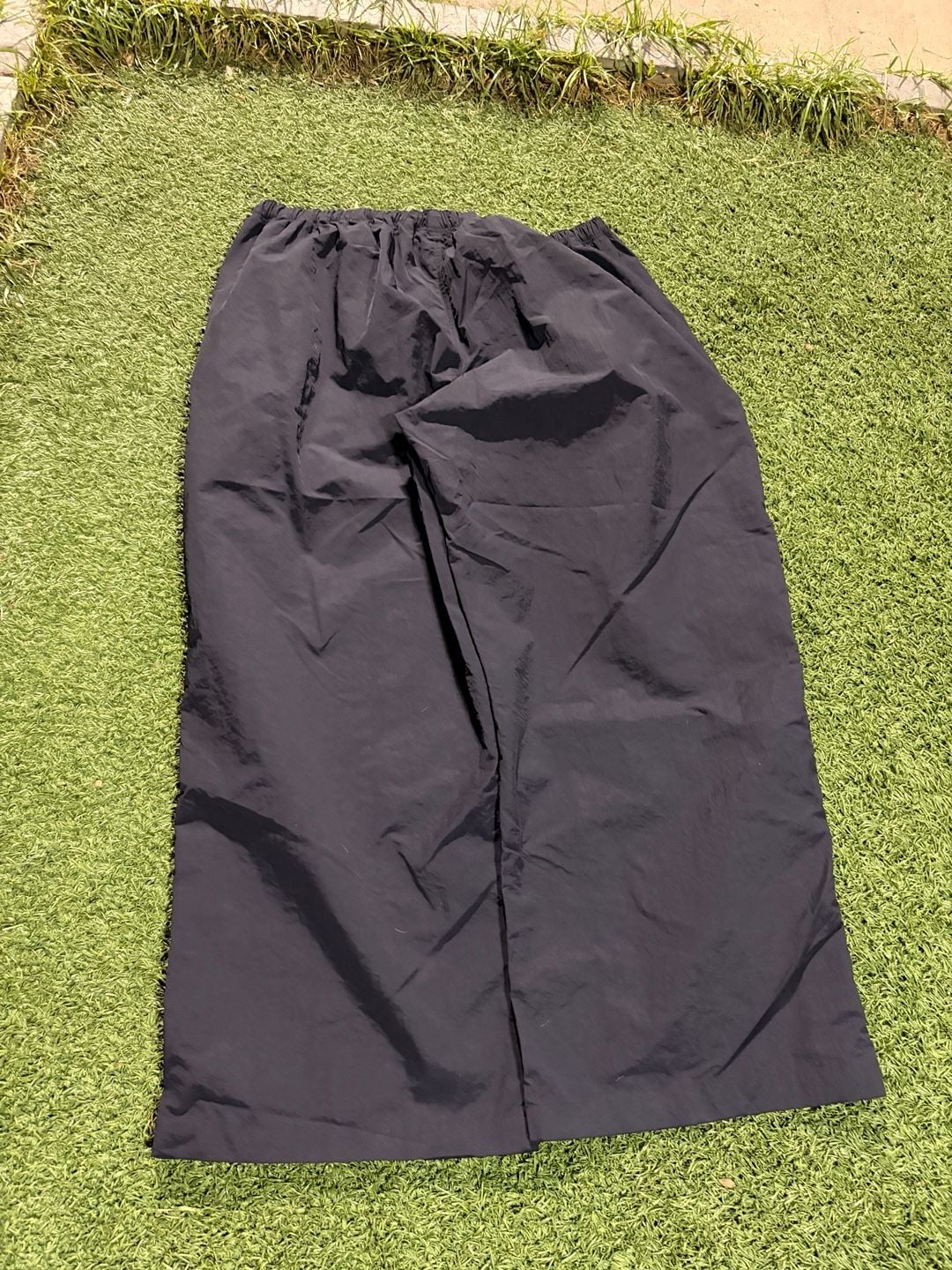 Hidden Sea Black Nylon Track Pants Size 2XL With Side Zippers 3
