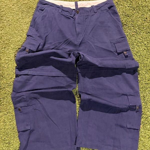 Hidden Season Blue Cargo Pants and shorts Size 2XL