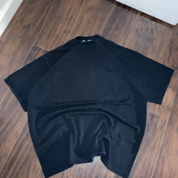 Pro Club Men's Heavyweight Cotton Short Sleeve Crew Neck T-Shirt Black
