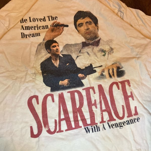 Ripple Junction Scarface With A Vengeance Tony Montana American Dream Graphic T-Shirt Men's Size L