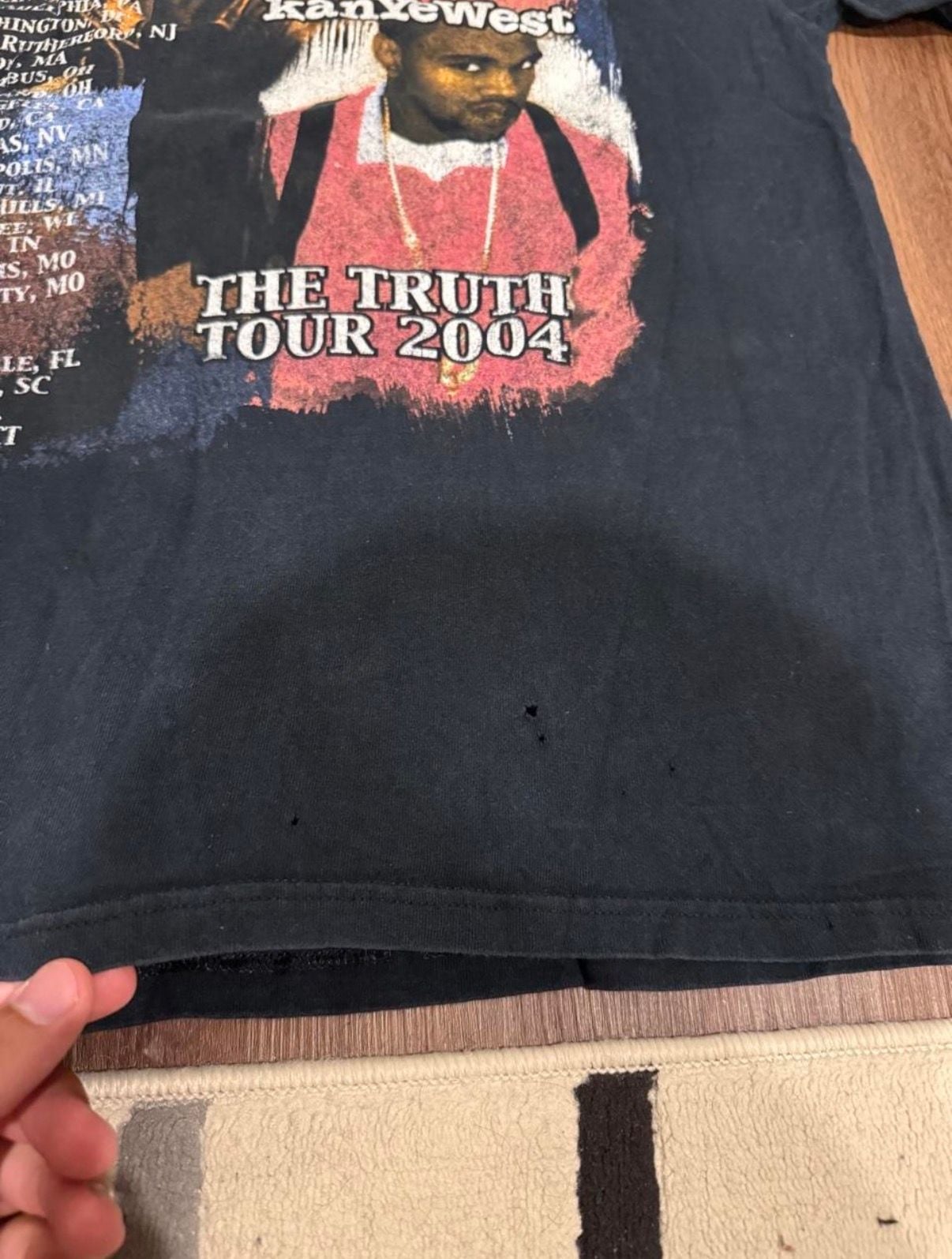 Vintage Fruit of the Loom Usher and Kanye West The Truth Tour 2004 7