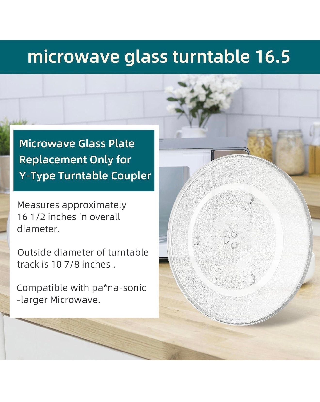  16.5 inch Microwave Glass Plate Replacement 7