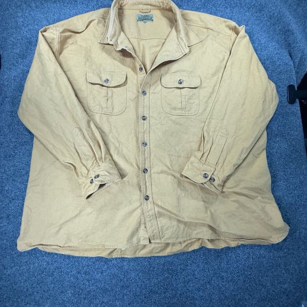 Cabela's Deerskin Soft Chamois Heavyweight Cotton Long Sleeve Shirt