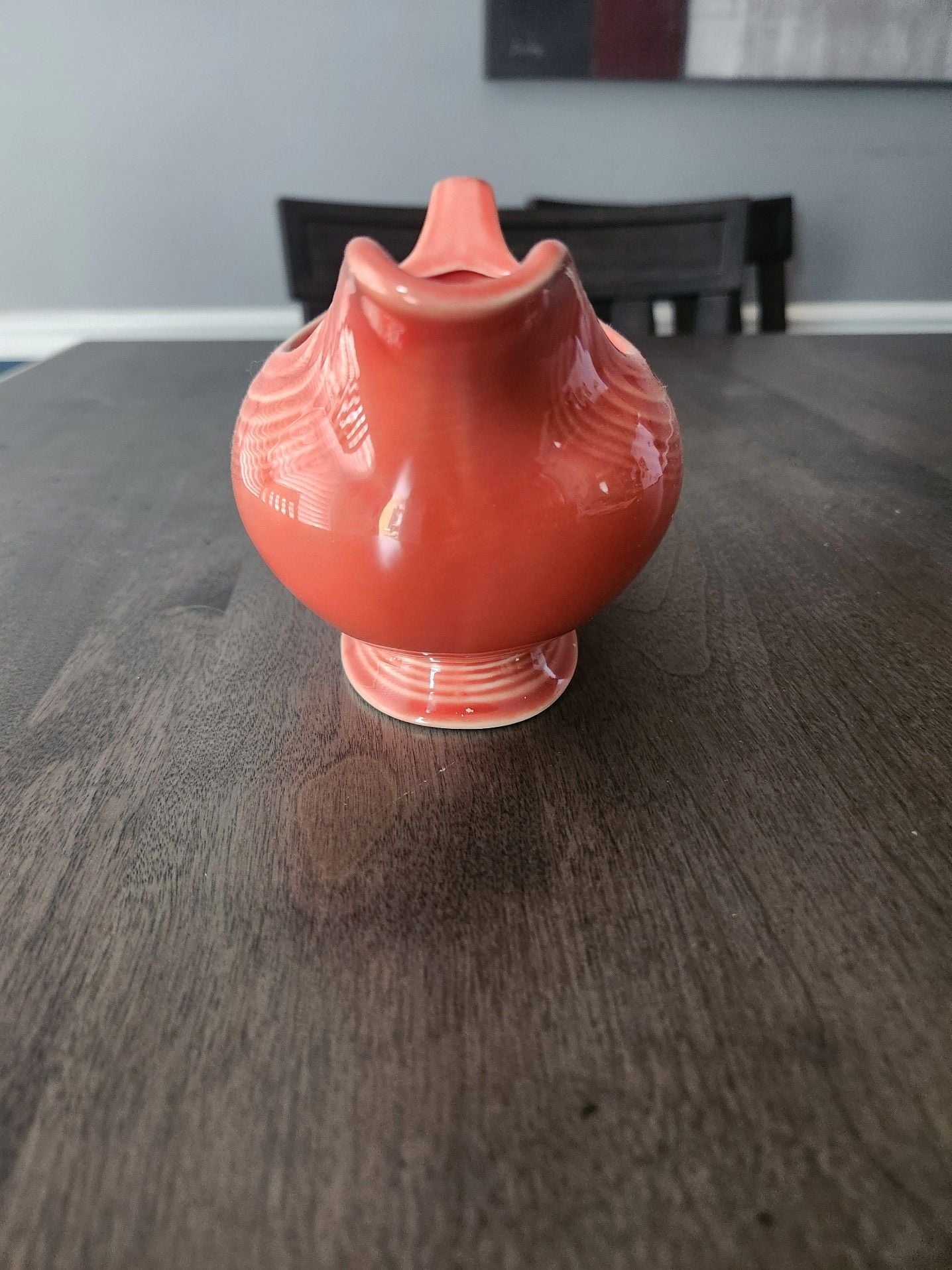 Homer Laughlin Fiesta Orange Gravy Boat 3