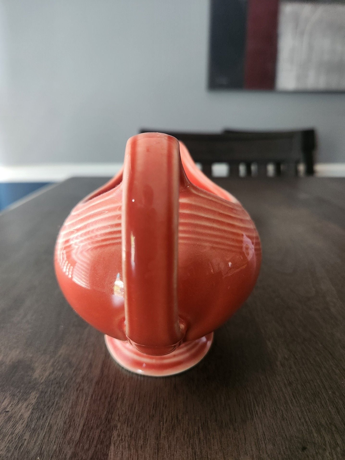 Homer Laughlin Fiesta Orange Gravy Boat 4