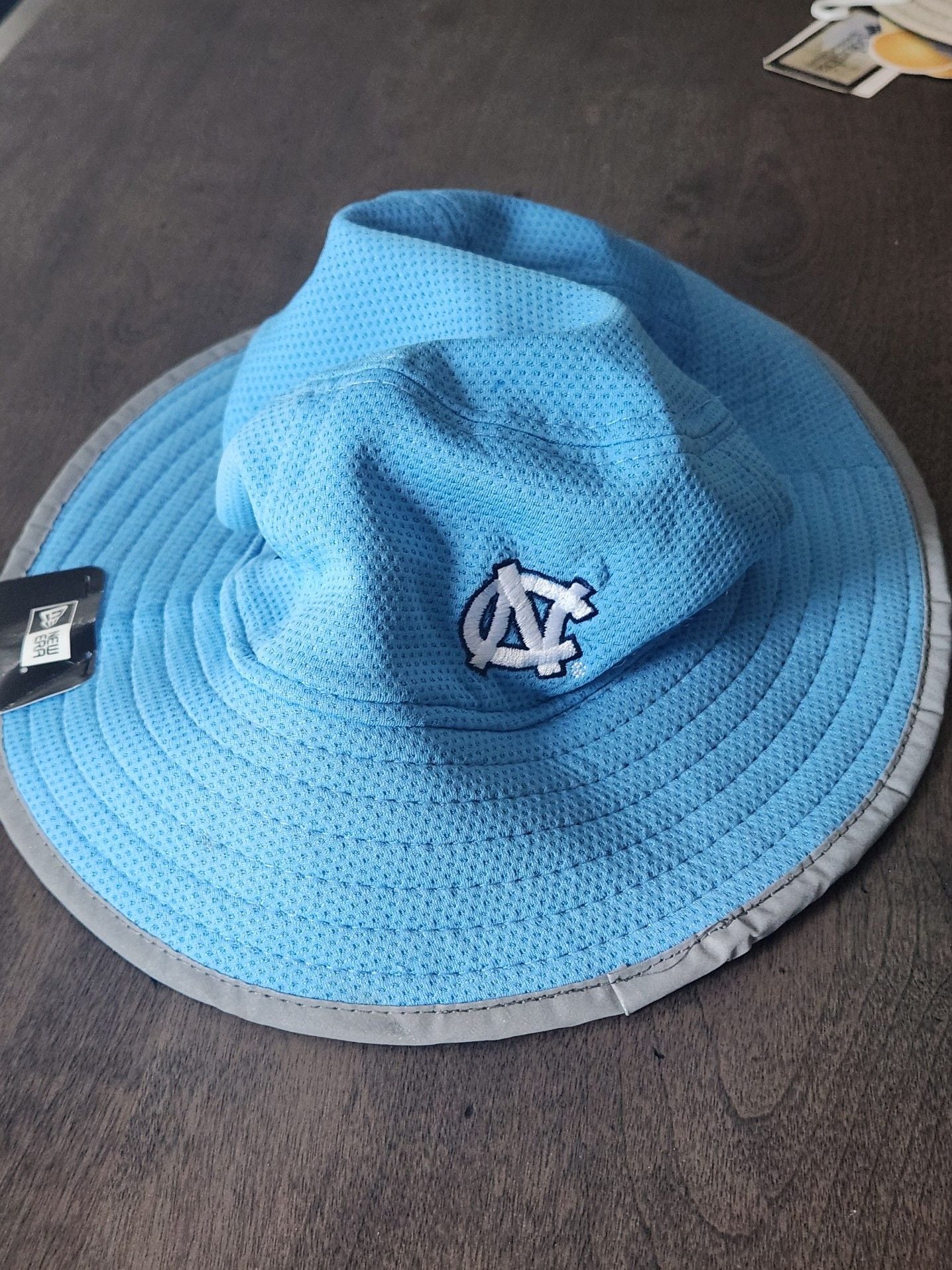 New Era North Carolina Tar Heels Training Bucket Hat Carolina Blue One Size 3