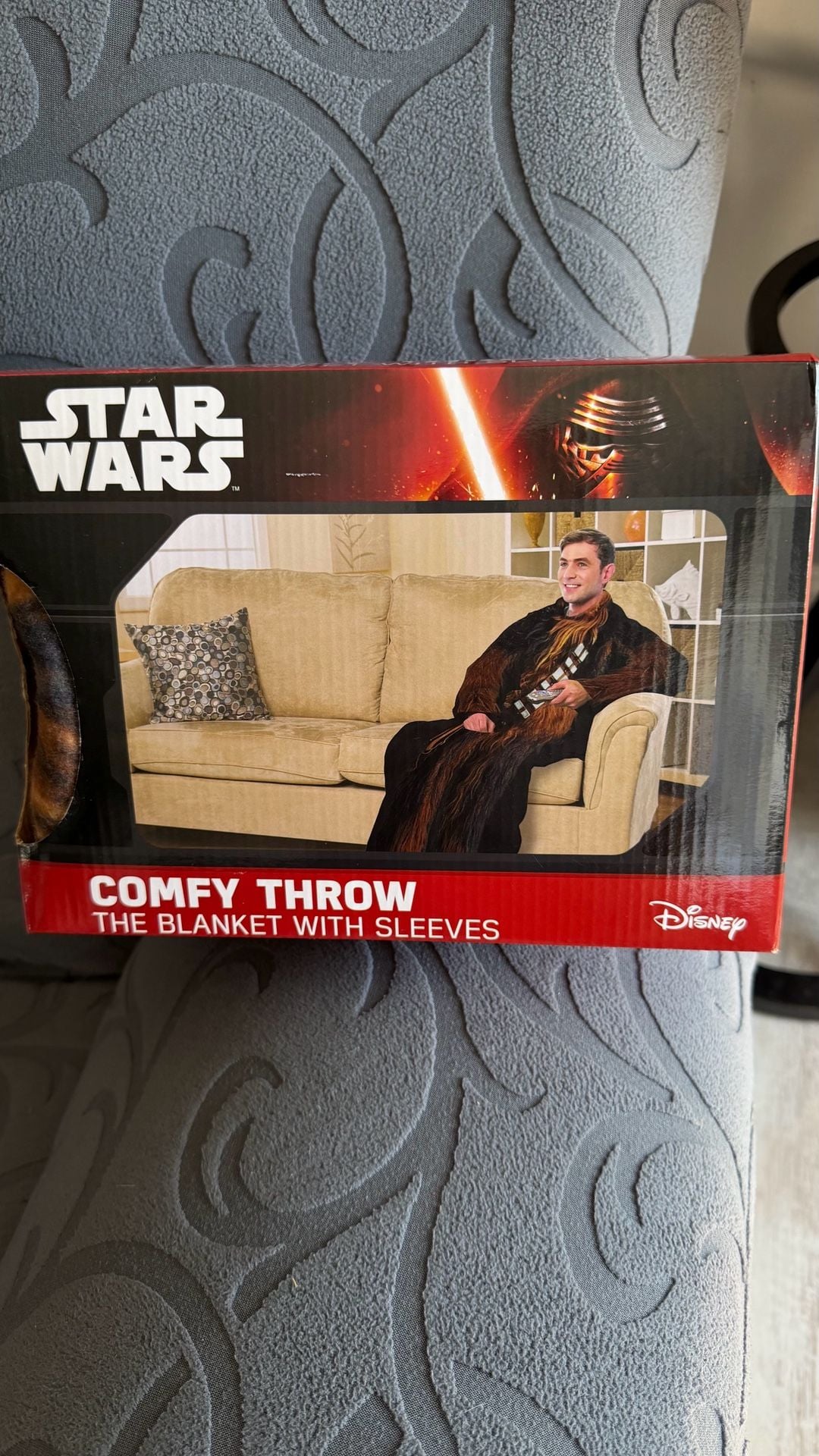 Star Wars Chewbacca Comfy Throw The Blanket With Sleeves 48" x 71" 1