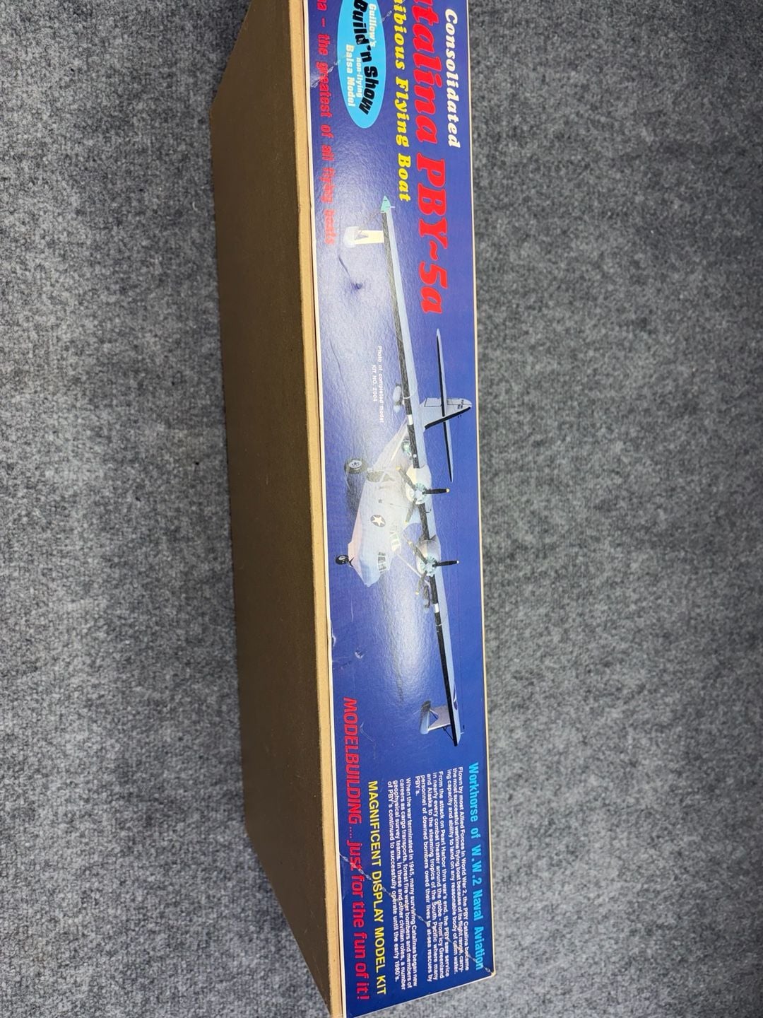 Guillow's Consolidated Catalina PBY-5a Wood Model Kit #2004, Appears Complete 14