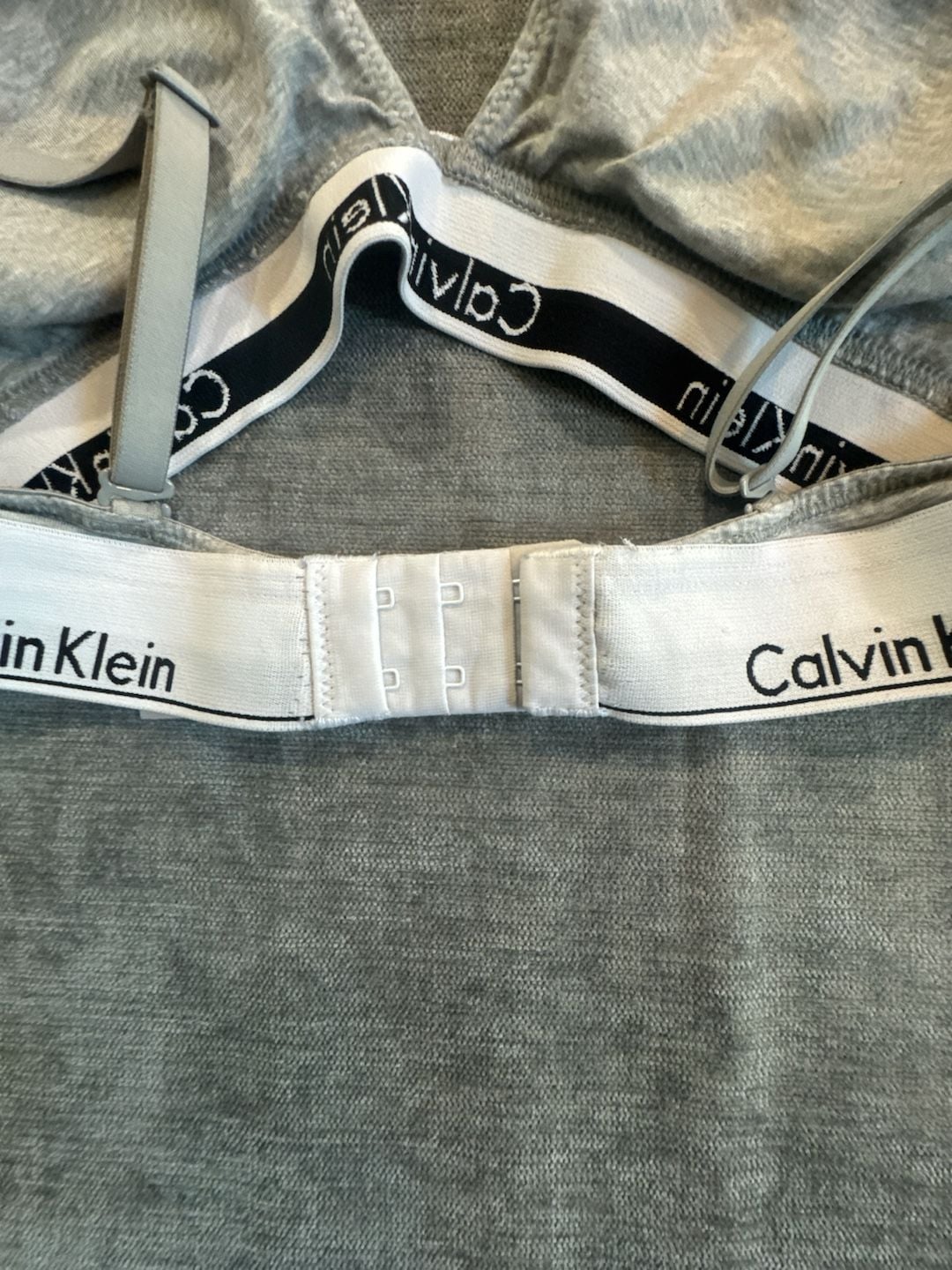 Calvin Klein Icon Cotton Modal Lightly Lined Triangle Bralette Lot of 2 6