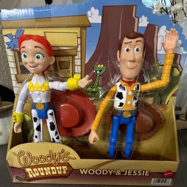 Mattel Disney Pixar Toy Story Woody's Roundup Woody & Jessie 2-Pack Action Figures