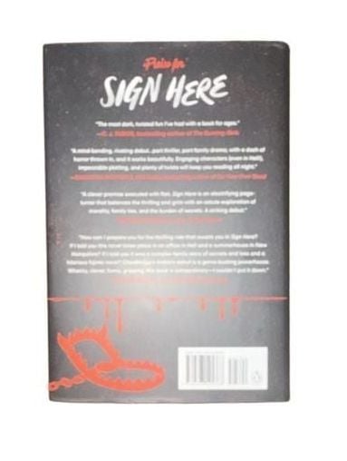 Sign Here: A Novel by Claudia Lux (Hardcover) 3