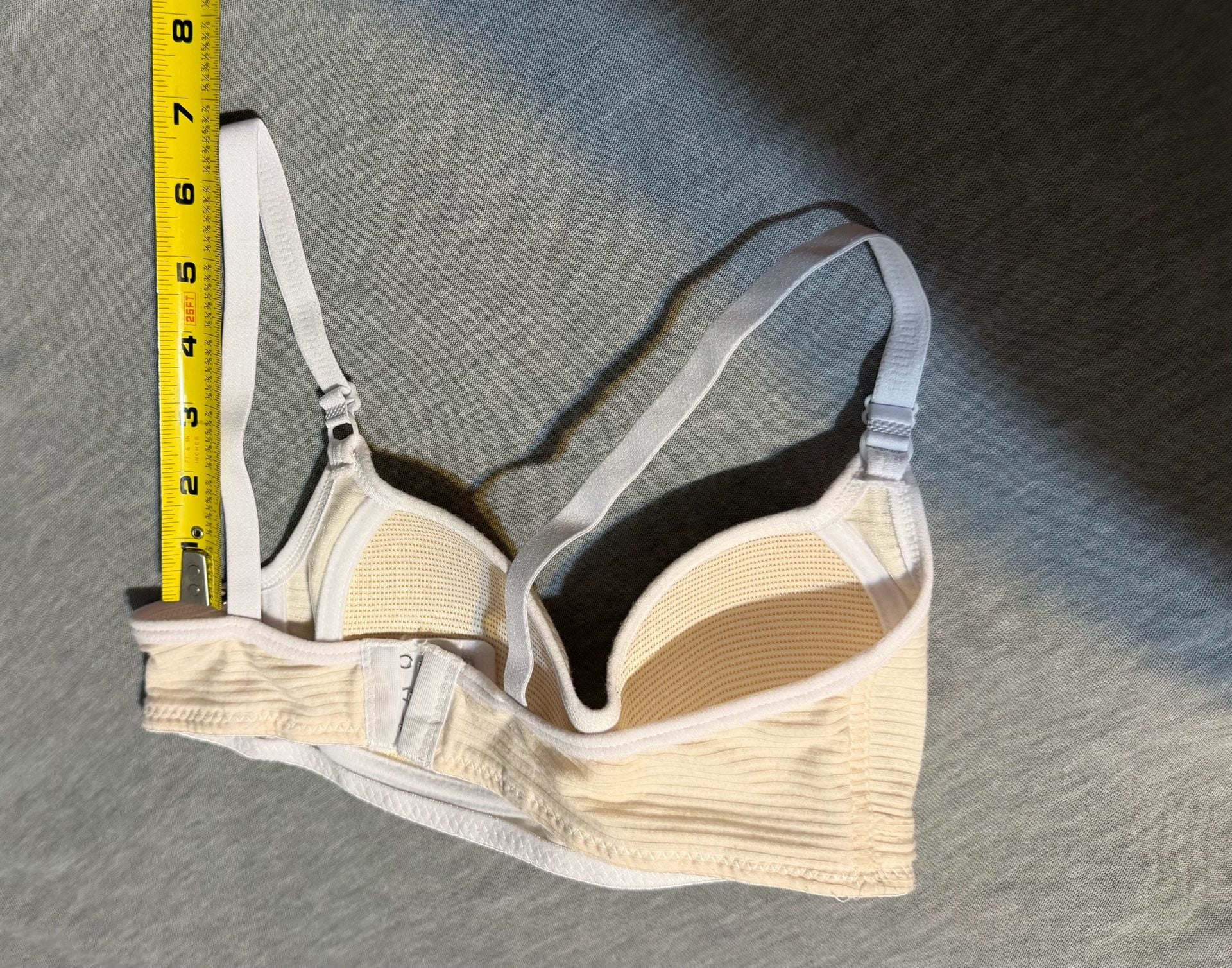 New.  Ribbed Wireless Push-Up Bra Set Assorted Colors Size 34/75 7