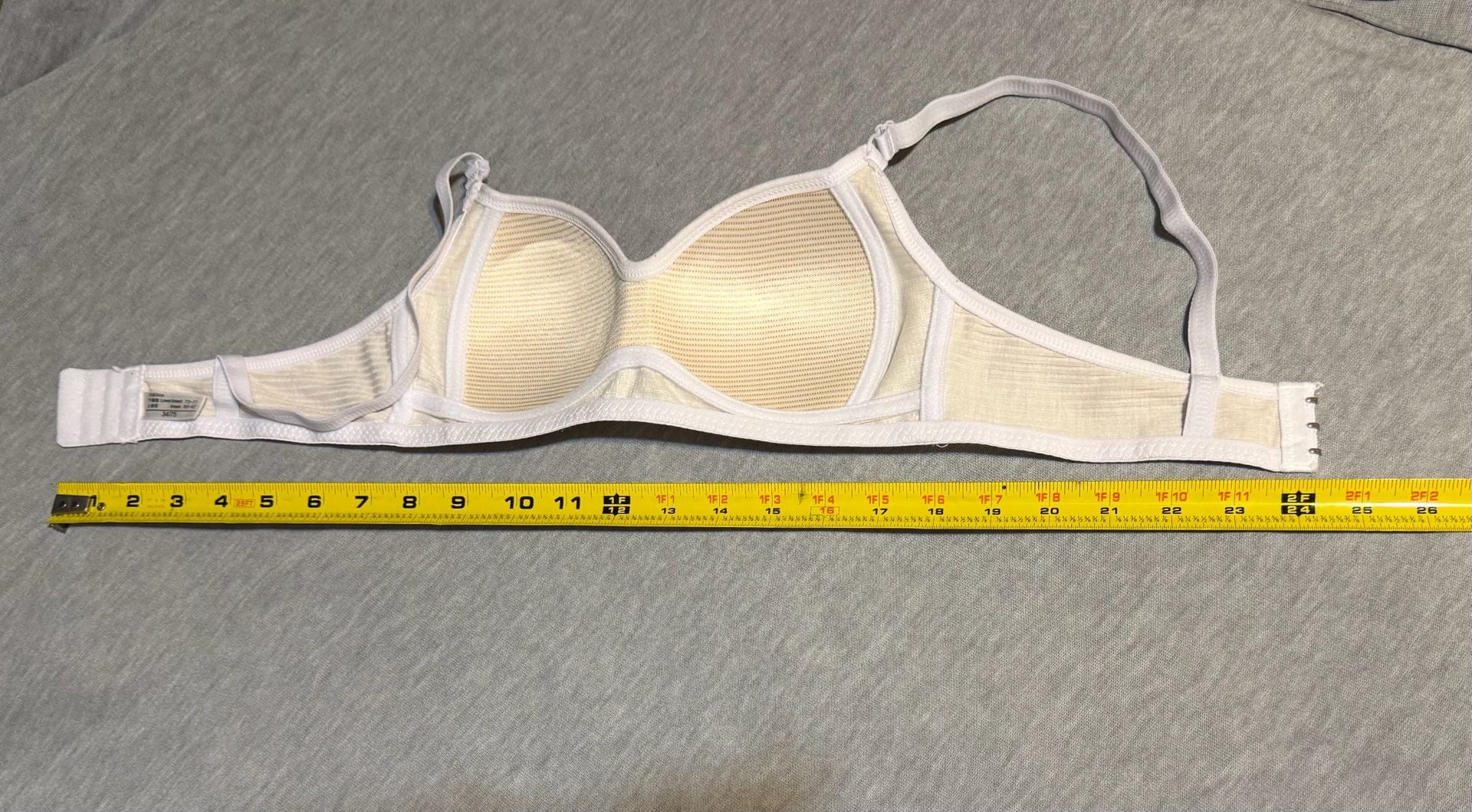 New.  Ribbed Wireless Push-Up Bra Set Assorted Colors Size 34/75 9