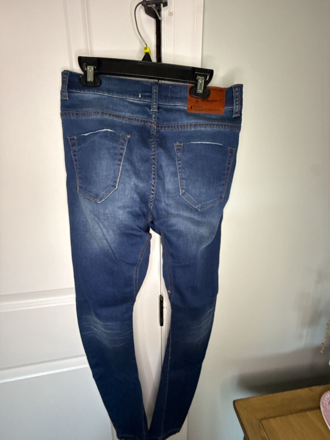 One X One teaspoon Blue Distressed Skinny Jeans Size 25 3
