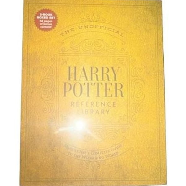 Sealed* The Unofficial Harry Potter Reference Library 3-Book Boxed Set.