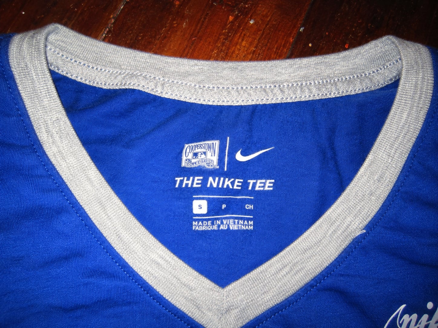 Nike Cooperstown Collection Los Angeles Dodgers 1955 World Champions V-Neck Tee 5