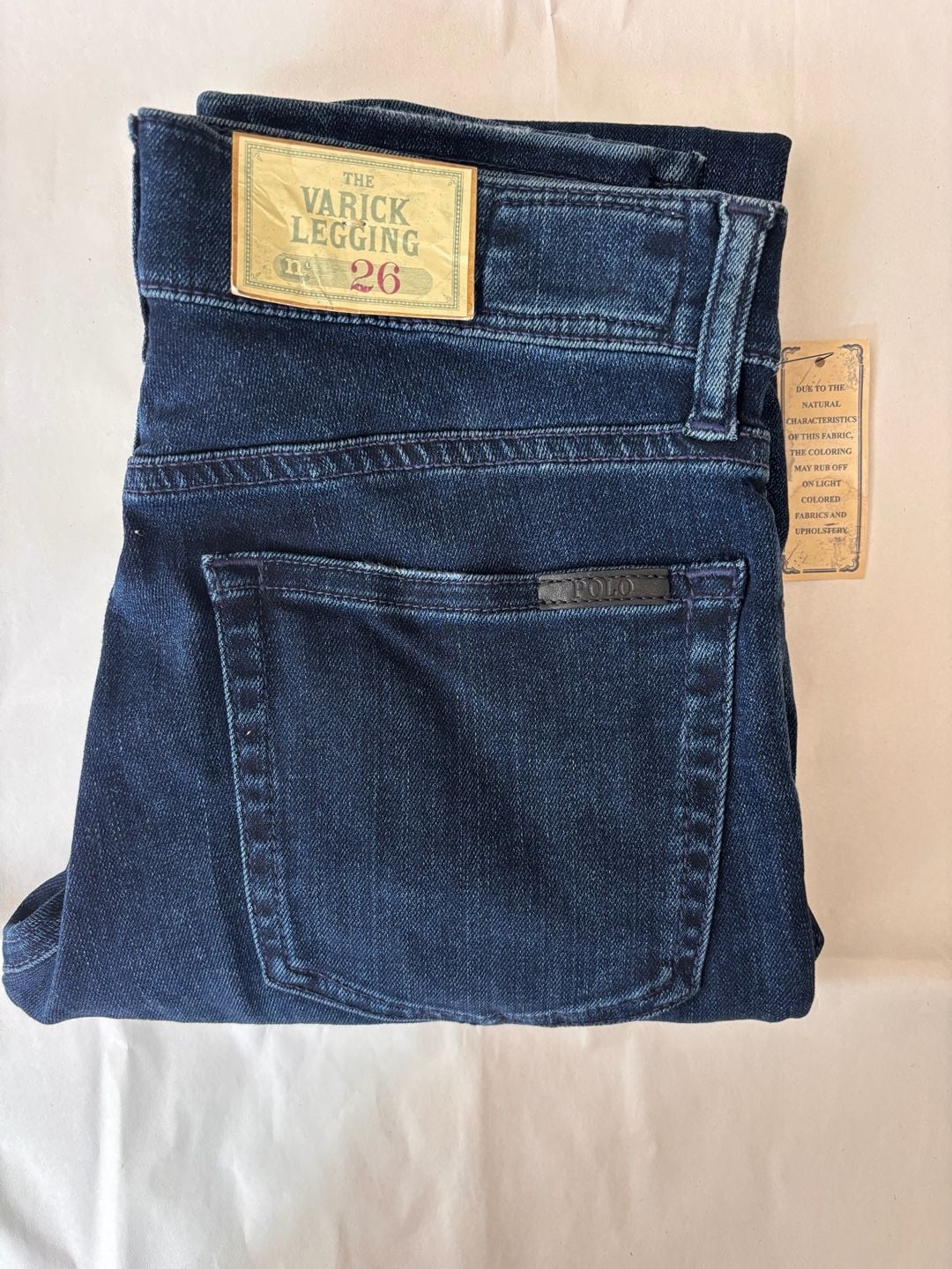 Polo Ralph Lauren The Varick Legging Dark Indigo Denim Jeans Size 26 DK INDIGO 3
