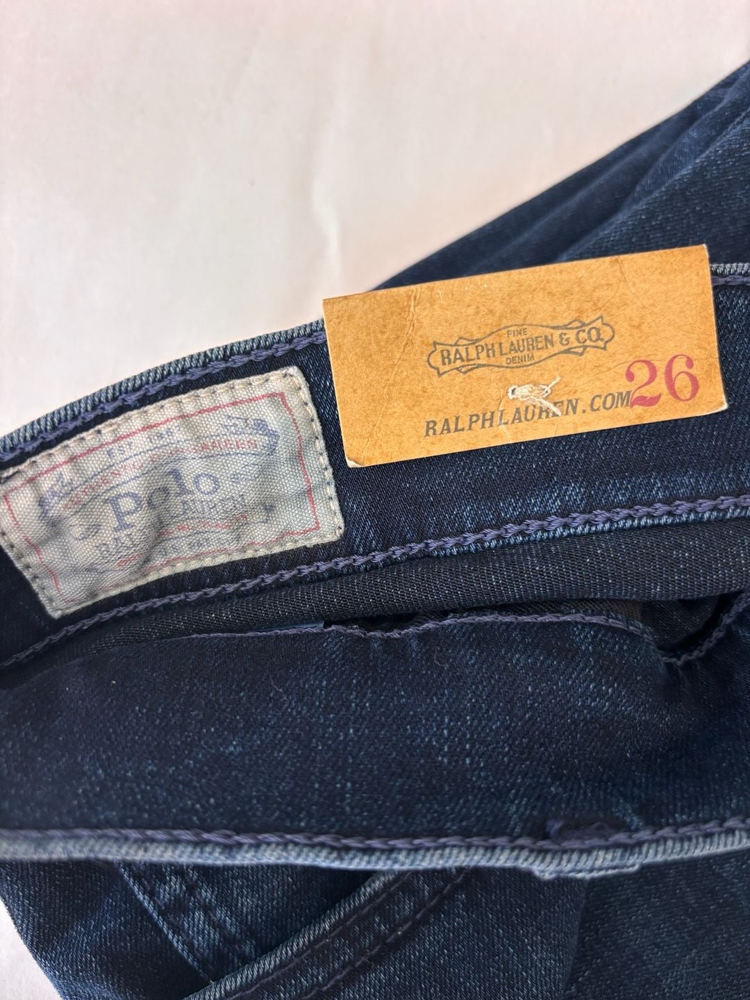 Polo Ralph Lauren The Varick Legging Dark Indigo Denim Jeans Size 26 DK INDIGO 4