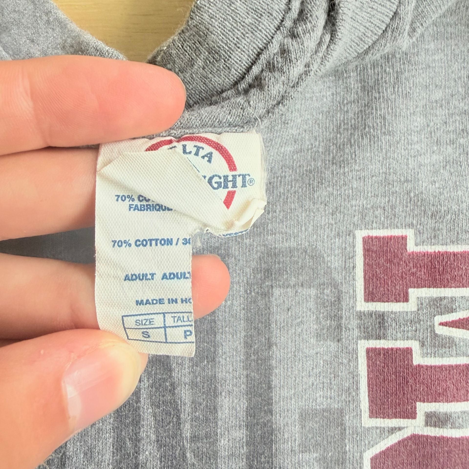 Morningside College Mustangs 1894 Vintage Gray T-Shirt 3