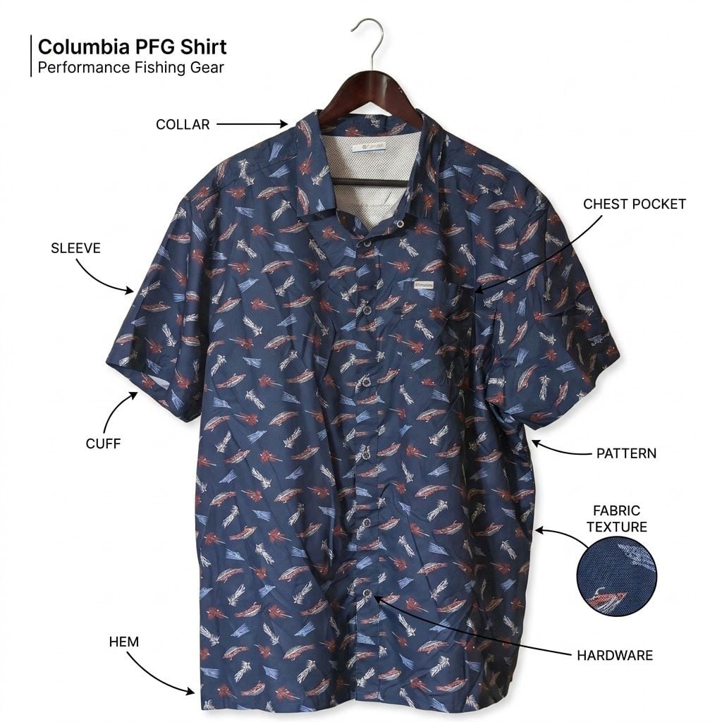 Columbia Men's Super Slack Tide™ Camp Shirt, Collegiate Navy - 1653761426 4