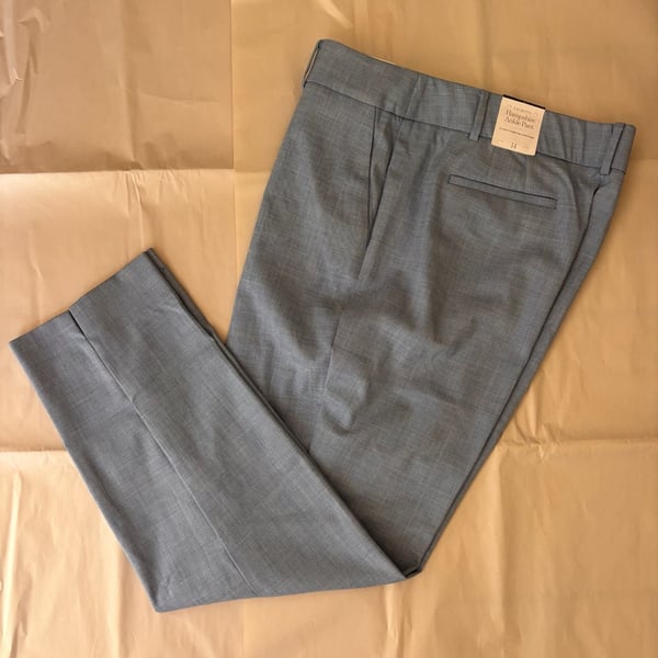 Talbots Hampshire Ankle Pant Light Blue Size 14 Straight Leg
