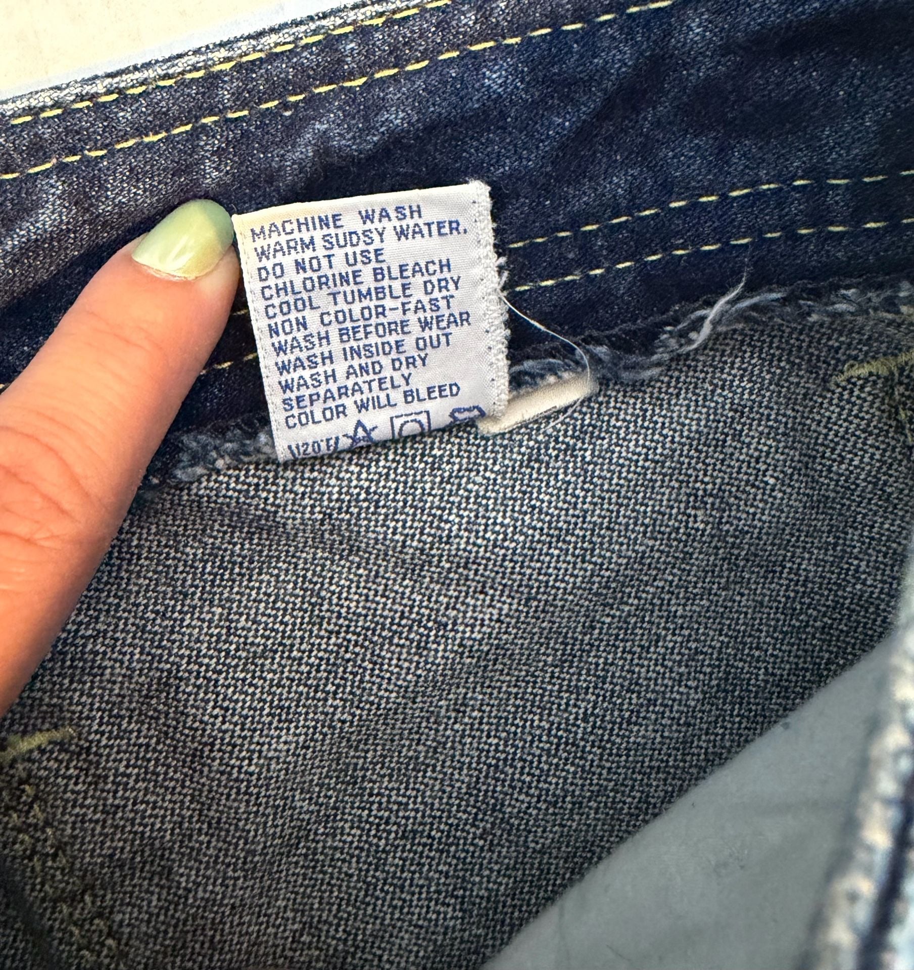 Vintage Jordache Dark Wash Denim Jeans Horsehead Logo Size 32 6