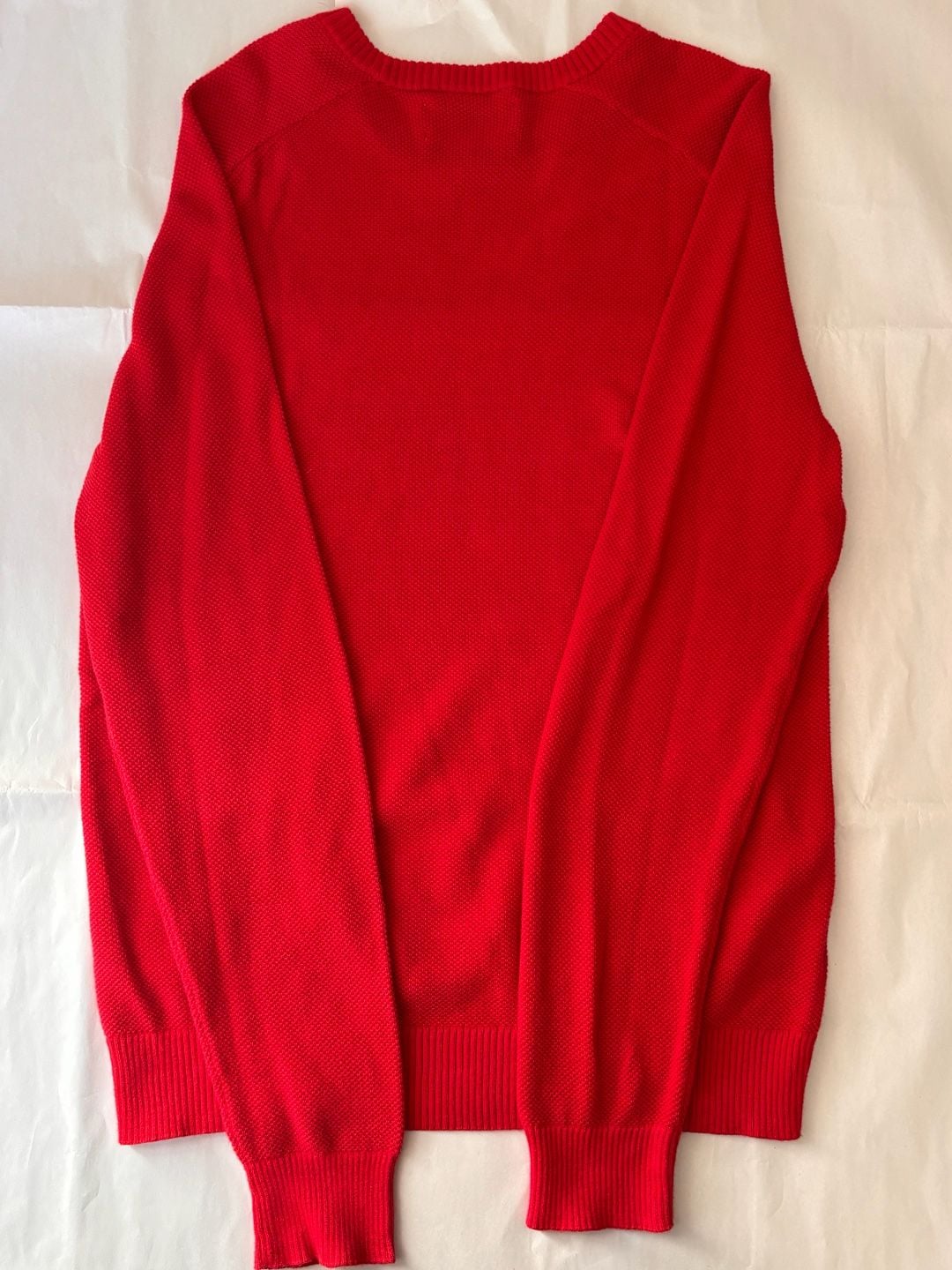 Original Penguin Mens Honeycomb Crewneck Sweater Red Size M 6