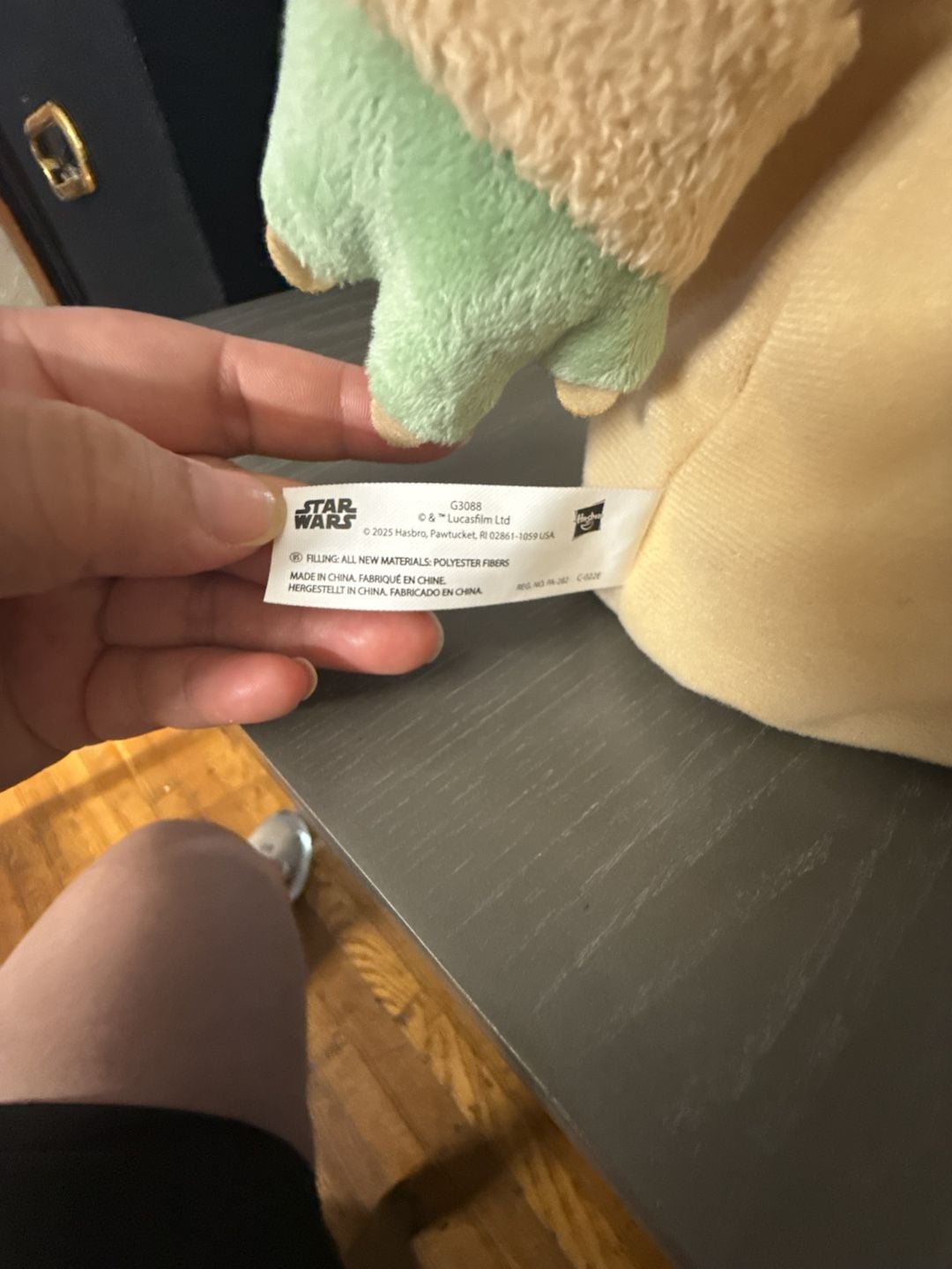 Star Wars The Mandalorian The Child Baby Yoda 11-Inch Plush Toy with Hard Head 3